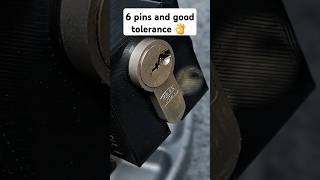 Door lock open without key lockpicking locksport diy open asmr tools security puzzle short [upl. by Colbye332]