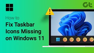 How to Fix Taskbar Icons Missing on Windows 11  Taskbar Icons Not Showing  2024 Tutorial [upl. by Atteinotna]