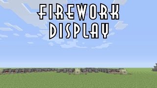 Minecraft Tutorial  Firework Display [upl. by Tterrag]