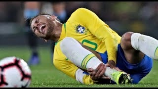 blessure Neymar [upl. by Ynafit]