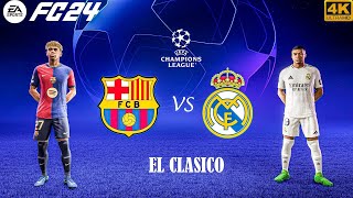 EA SPORTS FC 24Real Madrid vs Barcelona Spanish cup [upl. by Leelaj]