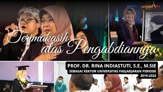 UCAPAN TERIMA KASIH PROF DR RINA INDIASTUTI SE MSIE  DIVIA UNPAD TV [upl. by Gearalt602]