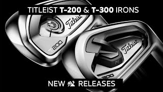 FIRST LOOK 2019 Titleist T200 amp T300 Irons [upl. by Aiksas678]