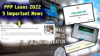 5 Important PPP Loans 2022 News That Prove That There Will Be Another Round Of SBA PPP Loans [upl. by The164]