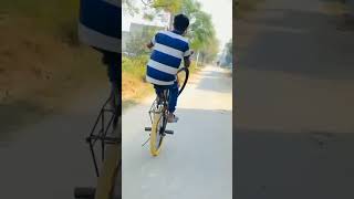 cycle wheeling training cycle stuntcycle wheeling stunt trainingsubscribe channel King boys 47 [upl. by Annad]