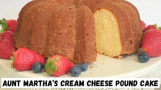 Delicious Southern Cream Cheese Pound Cake in Minutes 7 Simple Ingredients [upl. by Livvyy818]