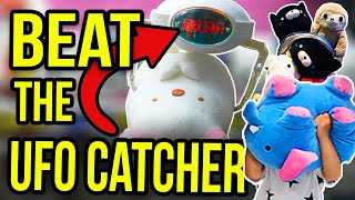 Best Claw Machine Arcade HACKS at Round 1 Beat the UFO Catcher [upl. by Nohcim]