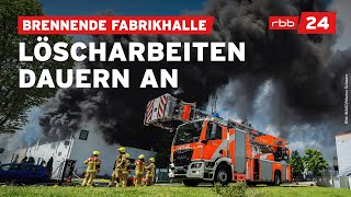 Brand in Lichterfelde Feuerwehr im Großeinsatz [upl. by Wheaton]