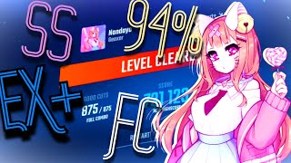 Beat Saber  Nandayo By Geoxor  FULL COMBO SS Expert 94 [upl. by Ruosnam]