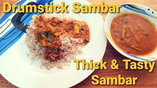 Drumstick Sambar Recipe ನುಗ್ಗೆಕಾಯಿ ಬೇಳೆ ಸಾರುThick amp Spicy Sambar  GowdasKitchen [upl. by Gross]