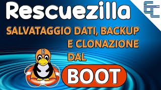 Salvataggio dati Backup e clonazione dal BOOT con Rescuezilla 🔝 [upl. by Alberic]