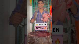 Only 20 second Best Chicken Cutting Skills  🔥 shorts [upl. by Oivalf]