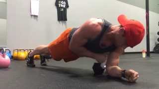 GoTimeTraining Plank Progression with Dumbbell Slide [upl. by Evaleen]