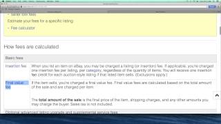 ebay Fees Explained in 7 Minutes [upl. by Em]