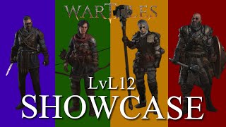 LvL 12 Group Showcase  Wartales 10  9 vs 48 battle  Tips on skillsgearlayersoils [upl. by Aerdnuahs]