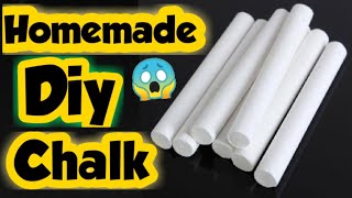 Diy Homemade Chalk  how to make chalk at home  Chalk Making at home [upl. by Sirromed]