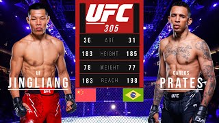 LI JINGLIANG vs CARLOS PRATES FULL FIGHT UFC 305 [upl. by Ondrej832]