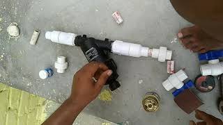 Water tank filter installation [upl. by Mcclain]