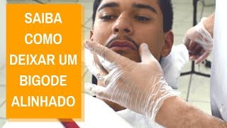 Saiba Como Deixar um Bigode Alinhado  Escola de Barbearia Acram Barber [upl. by Nylesor689]