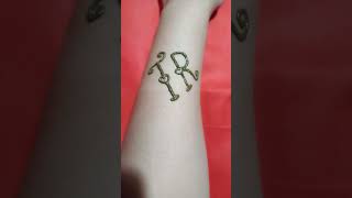 t r mehndi design simple and easy 🤟  mehndi ytviral trending viralvideo shorts like yt [upl. by Erait112]