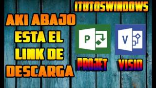 DESCARGA MICROSOFT PROJET Y VISIO 100 FULL POR MEGA [upl. by Yonatan]