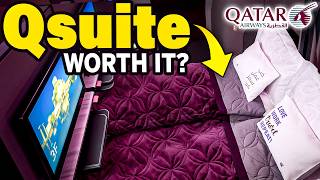 Qatar Airlines Business Class QSUITE  Is It WORTH the Upgrade [upl. by Otte]