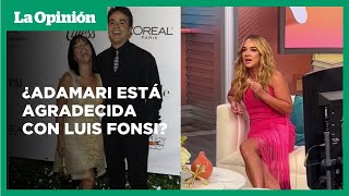 Adamari López canta y habla sobre “No me doy por vencido” de Luis Fonsi  La Opinión [upl. by Flatto908]