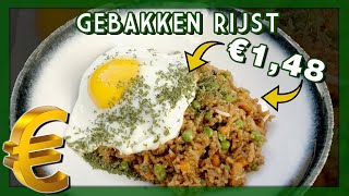 DE GROTE INFLATIE BUDGET KOOKSHOW 3 EGG FRIED RICE  EtenmetNick [upl. by Landri]