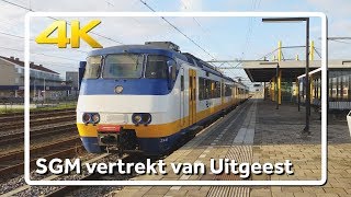 4k2160p SGM vertrekt van station Uitgeest [upl. by Neyuq]