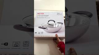 Meyer trivantage kadai Unboxing  Nickel Free  Triply Kadai  Healthy kitchen Cookware shorts [upl. by Eadrahs]