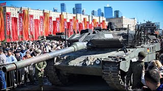 NATO Leopard and Abrams tanks in Moscow  Russiatamilan  TamilPokkisham Russiatamilan [upl. by Centeno]