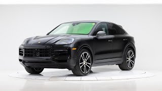 2024 Porsche Cayenne Coupe Chromite Black Metallic  P7387 [upl. by Melesa]