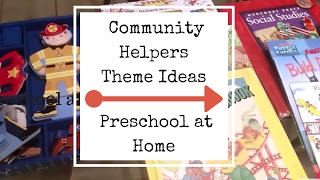 Community Helpers Theme Ideas  Preschool at Home  Free Printables [upl. by Lello]