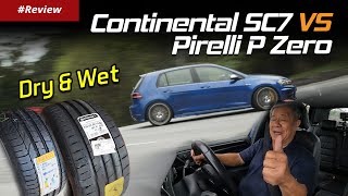 Continental SC7 vs Pirelli P Zero Tire Test  Genting Hillclimb Wet amp Dry Test  YS Khong Driving [upl. by Aihtibat]