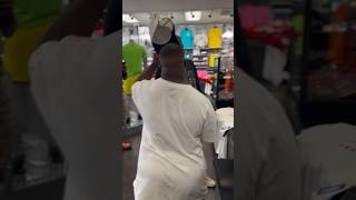 They going at it in Hibbett sports 😂 funny trending comedy shorts youtubeshorts [upl. by Igig422]