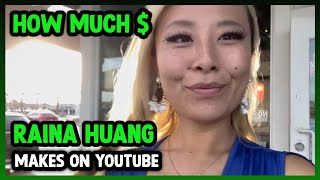 How Much Raina Huang Get paid From YouTube [upl. by Ahsieni213]