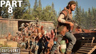 My First 100 Zombie Horde  Days Gone Gameplay  8 [upl. by Aisyram]