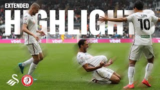 Swansea City v Bristol City  Extended Highlights [upl. by Sutit]