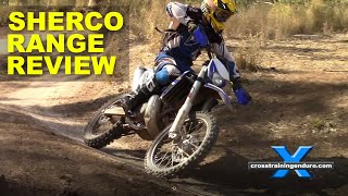 Sherco 300 SEFR 300 SER amp 450 SEFR review we ride the whole range︱Cross Training Enduro [upl. by Barger]