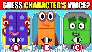 Guess the NUMBERBLOCKS Characters by Their Voice  Quiz for Fans [upl. by Robenia]