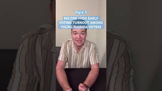 Young voters are turning out in record numbers at Florida colleges YouthVote voteblue florida [upl. by Mulford]