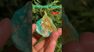 Natural mines Turquoise feroza Stone top quality [upl. by Zins984]