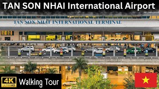 4k Walking Tour of Tan Son Nhat International Airport  Khám phá Sân bay Quốc tế Tân Sơn Nhất [upl. by Marder]