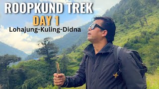 RoopKund Trek Day 1 Lohajung to Didna Adventure With Bobby Bhaiya [upl. by Irahc]