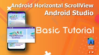 Android Horizontal ScrollView example [upl. by Breena]