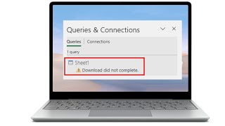 How To Fix Download Did Not Complete Error In Excel On PC And Laptop [upl. by Anigger605]