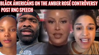 BLÂCK ÁMERICANS REACT TO AMBER ROSE RNC SPEECH  WAS SHE LYING [upl. by Beesley]