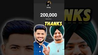 Thanks To Everyone For 200K Subscribers on Ali King Channel Thanks Sidhu Fans amp All of You [upl. by Refinne]