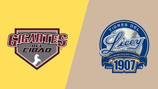 Gigantes del Cibao vs Tigres del Licey hoy actualización de puntaje del partido de béisbol en vivo [upl. by Hazrit]