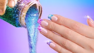 35 FÁCILES TRUCOS DE MANICURA PERFECTA EN CASA [upl. by Annayr324]